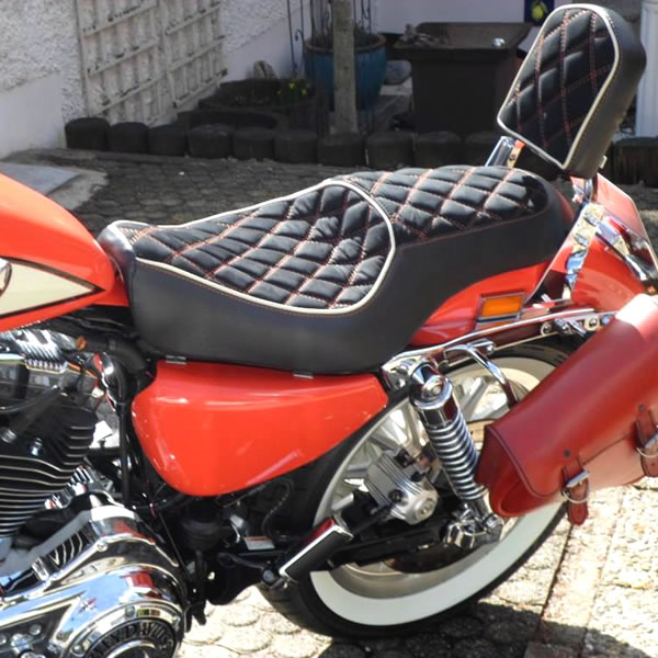Polsterbeispiele von Harley-Davidson Bikes/Motorräder
