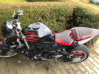 Kawasaki Z1000 Fahrer & Soziussitz