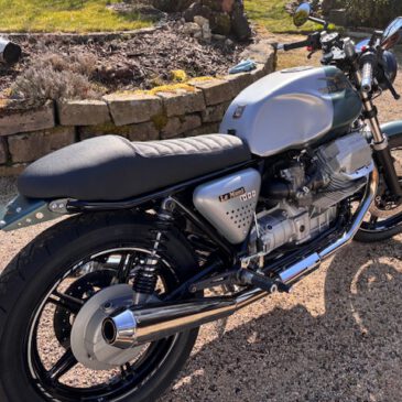 Perfektion bis ins Detail: Individuelle Motorradsitzbank für Moto Guzzi