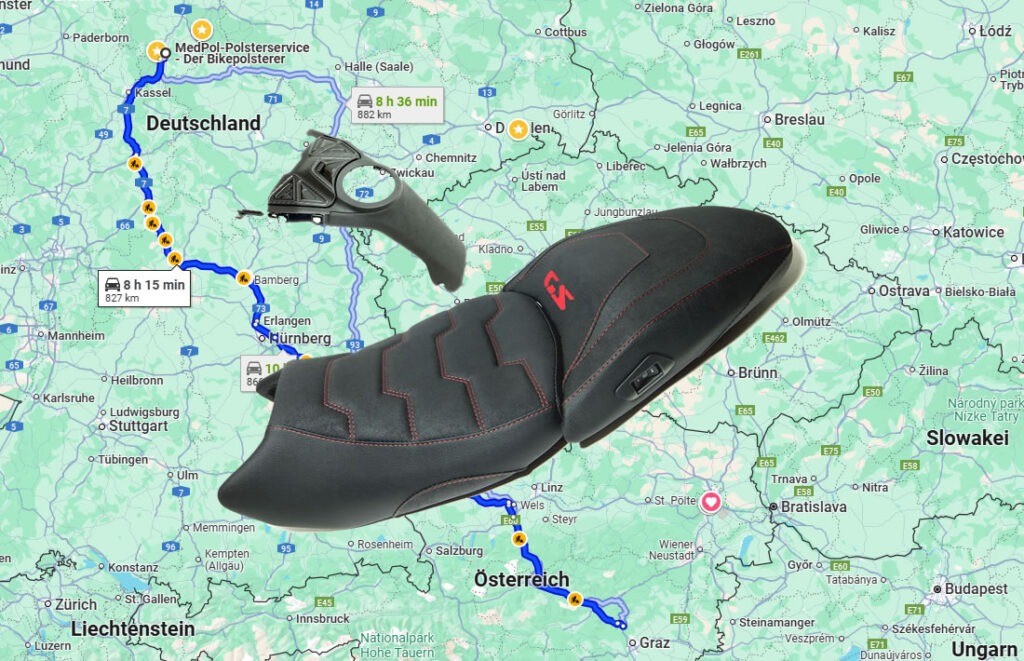 Wir lieferten nach Österreich diese BMW R1300GS