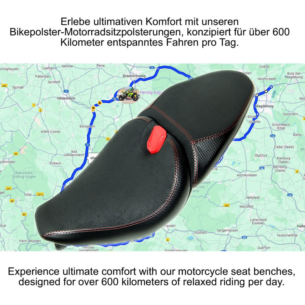 Neupolsterung einer BMW R1300R Sitzbank