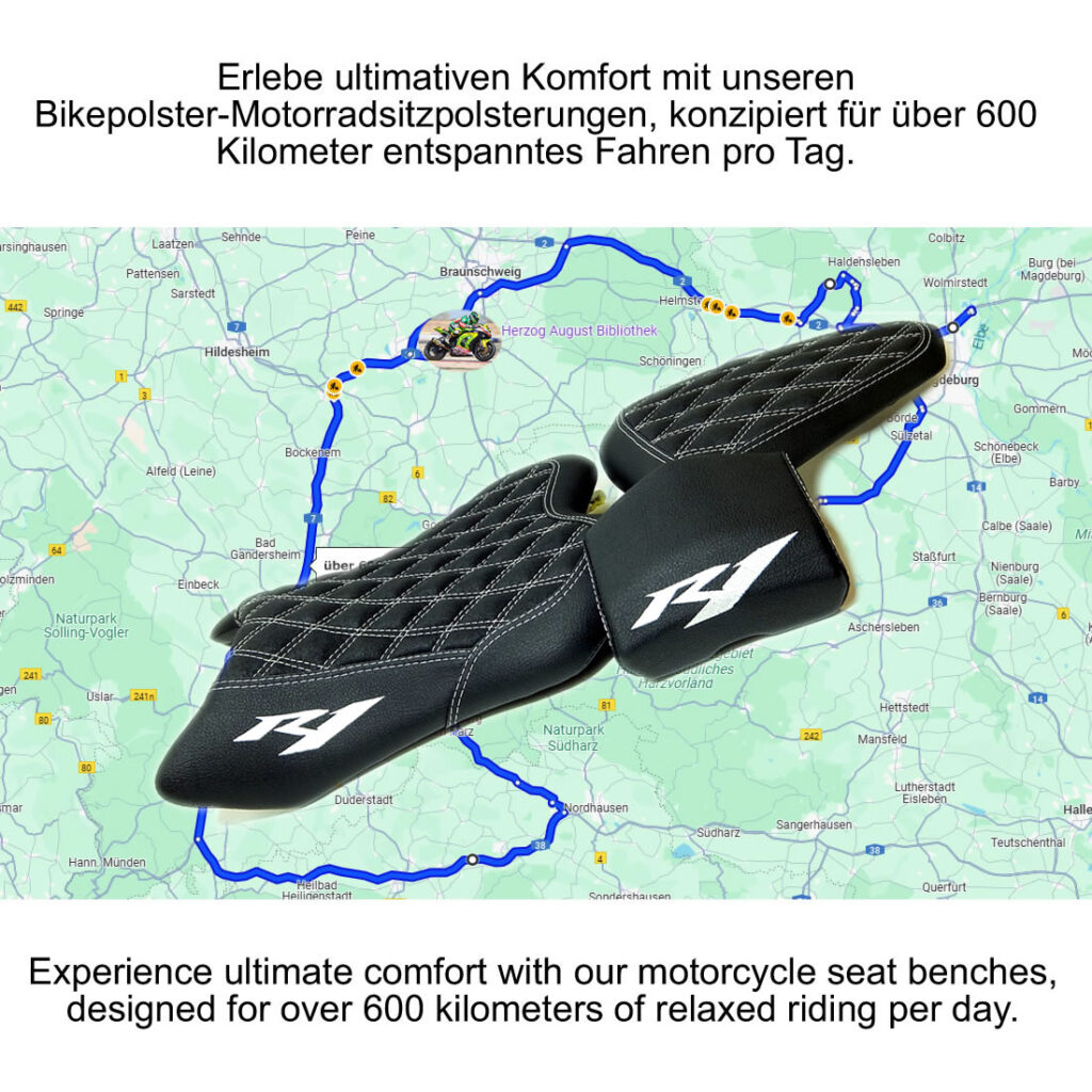 Über 600km schmerzfrei möglich