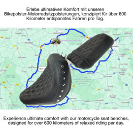 Komfortpolsterung für die Royal Enfield Super Meteor