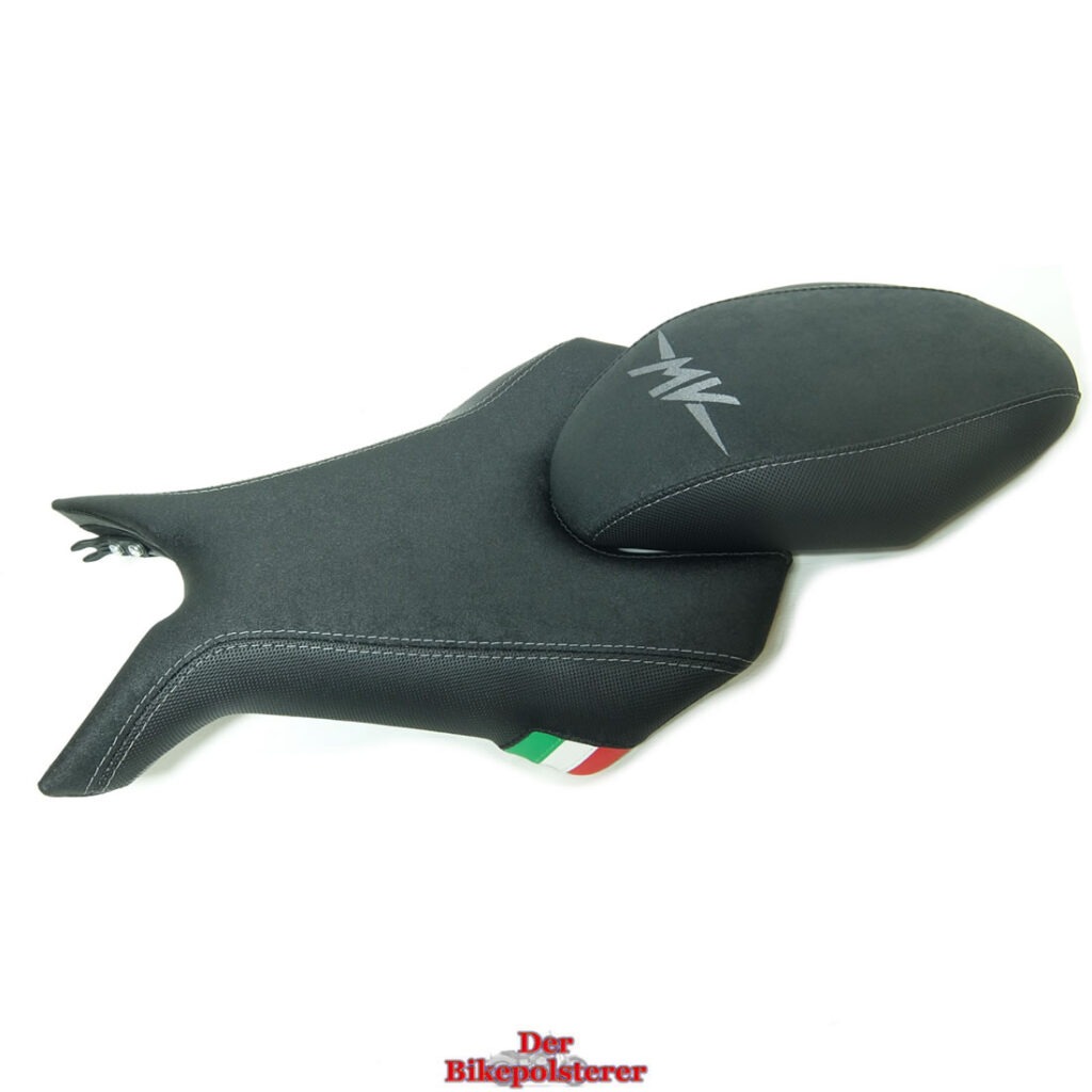 MV Agusta "Brutale 800 RR": Antirutsch, Nubuk, Ziernaht ➔ Motorrad-Sitzbank *NEU* beziehen/polstern