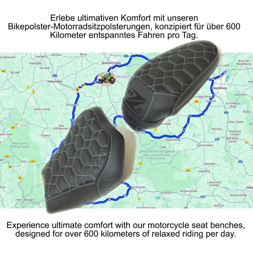 Neue Polsterung und Bezug für Kawasaki ZH" vom bikepolsterer