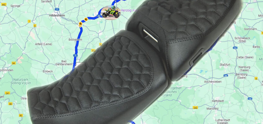 Neugepolstert BMW R1300GS mit Tankabdeckung