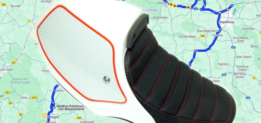 600km Touren möglich mit der neuen Bikepolsterer Polsterung der Yamaha XSR900