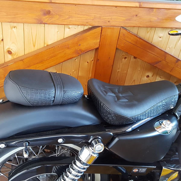 Polsterbeispiele von Harley-Davidson Bikes/Motorräder