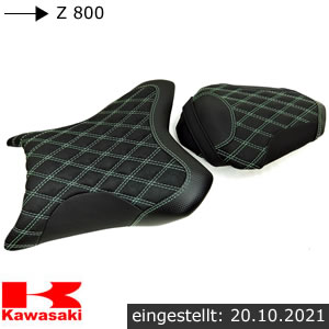Kawasaki Z800 Neupolsterung Fahrer- + Soziussitz