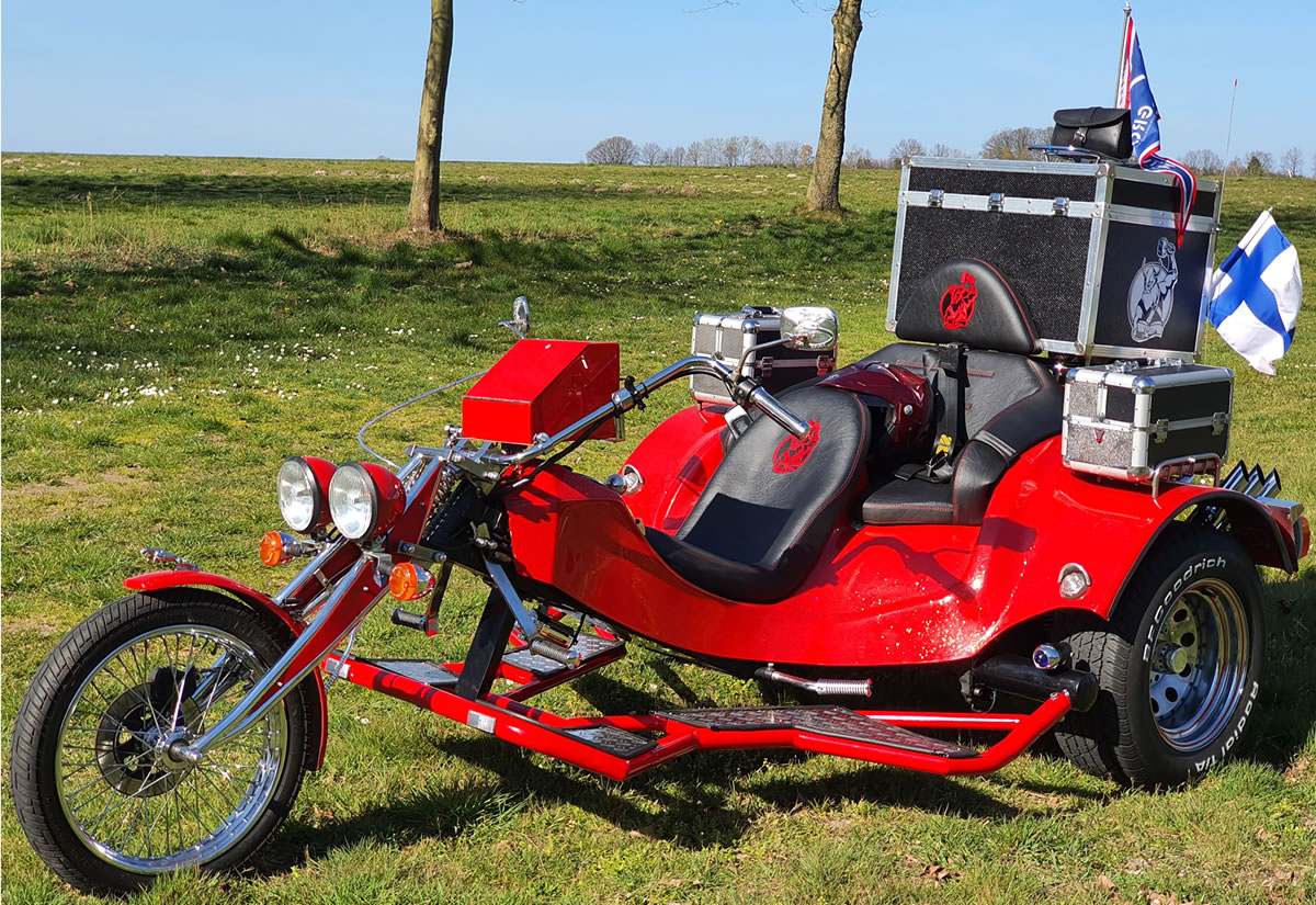 Trike Motorrad- Sitzbankneubezug